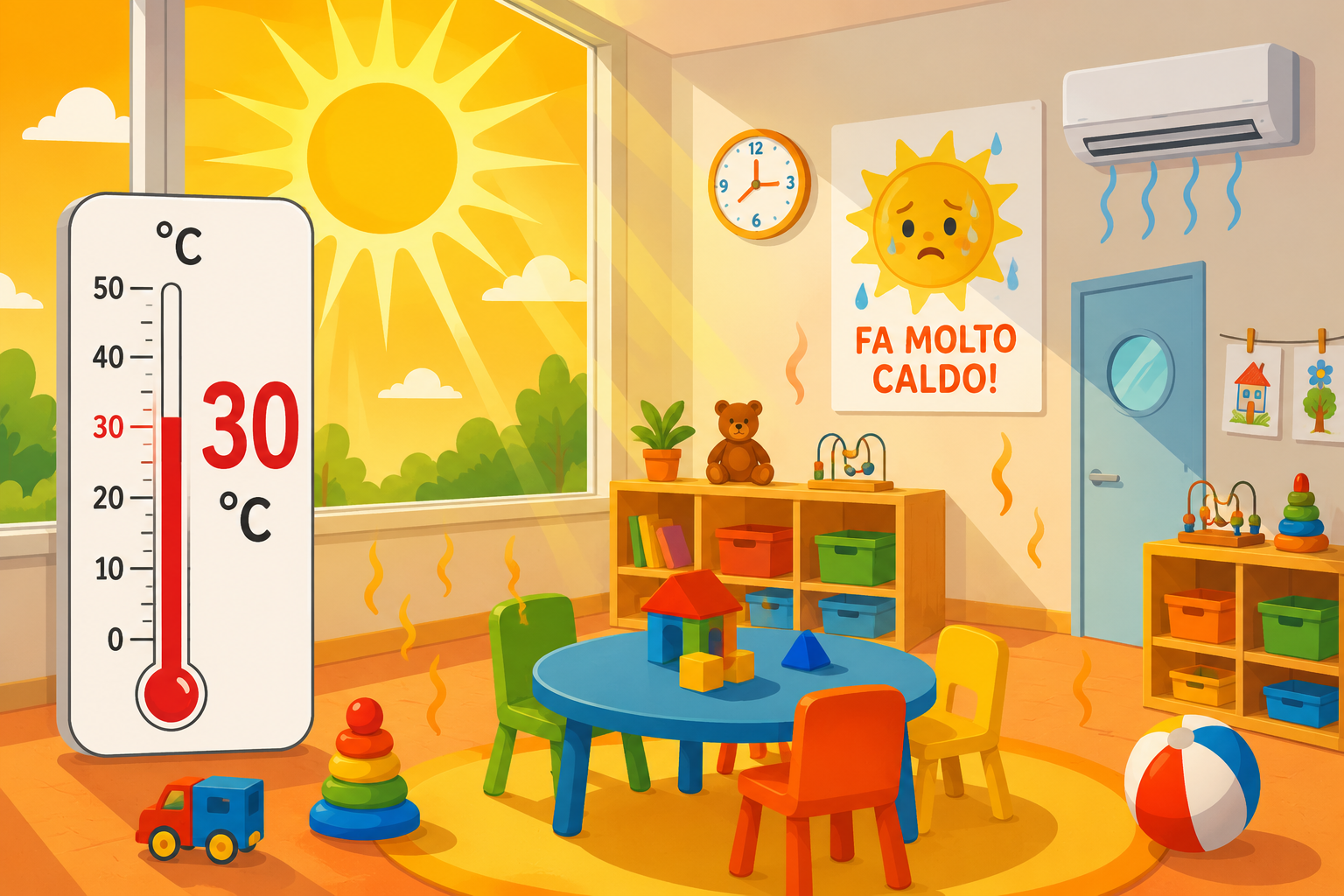 Caldo nelle scuole, Fp Cgil: Servono interventi strutturali, le soluzioni tampone non bastano più.