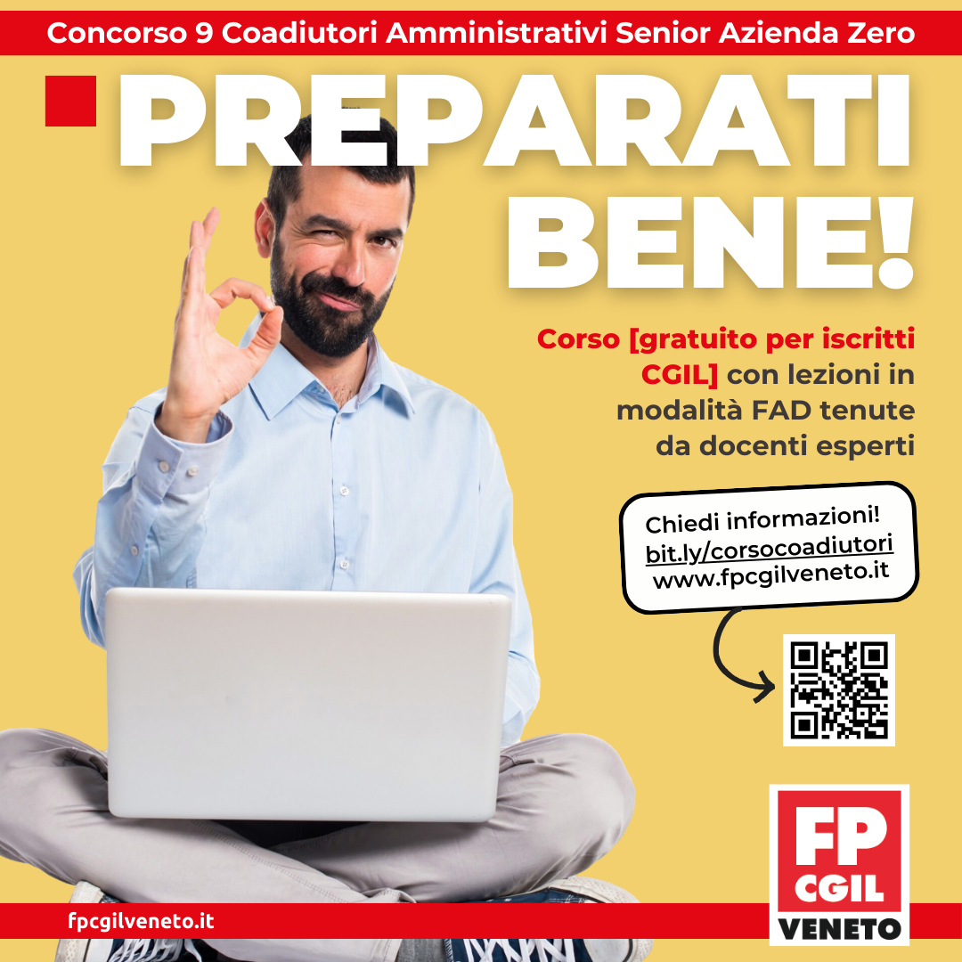 Concorso Coadiutori Amministrativi Senior Azienda Zero