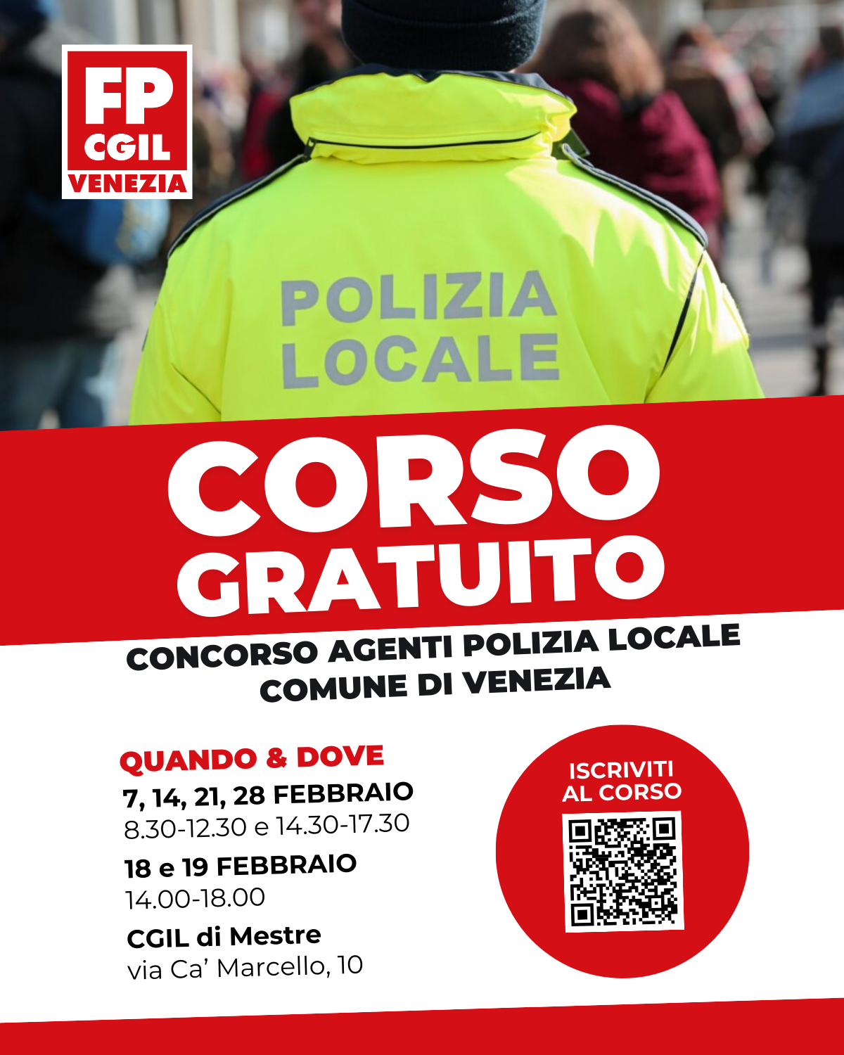 Corso per Concorso 10 Agenti Polizia Locale Comune di Venezia